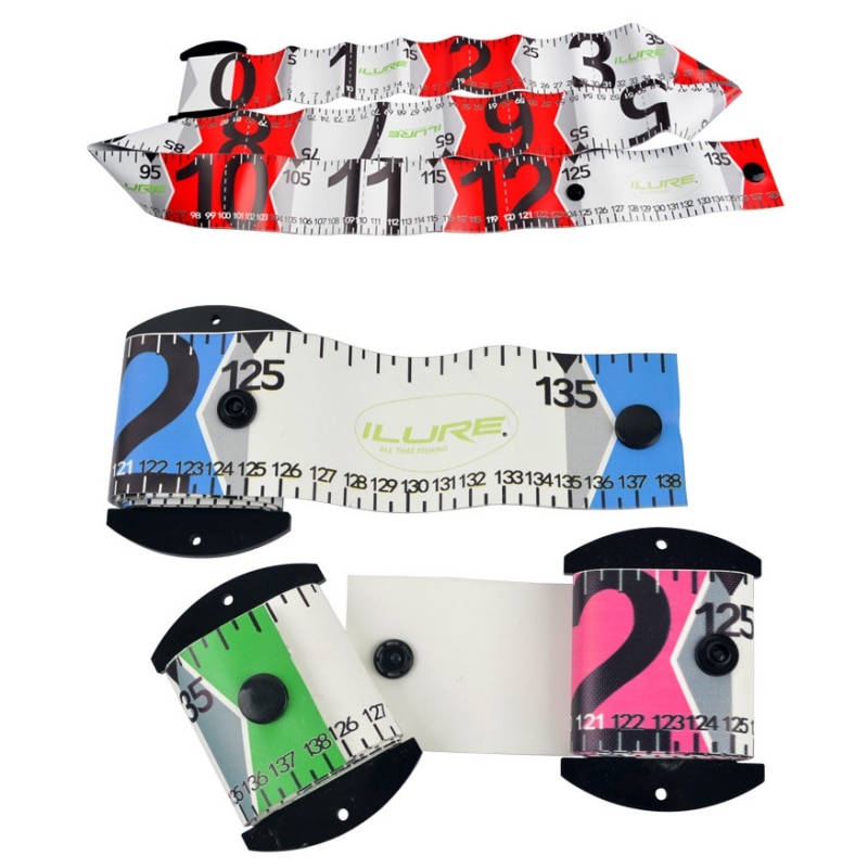 Fishing Ruler Waterproof Striped Ocean Beach Fishing Measuring Ruler For River Boat Fishing Tape Fishing Ruler Tackle Tools