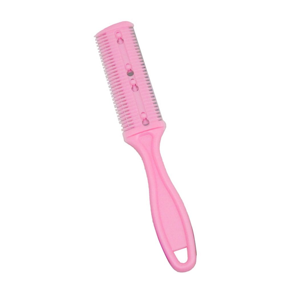 Razor Double Sides Hair Cutter Double-sided Cutte Comb Hair Clipper Barber Hair Shave Bangs Thin Hair Cutting Comb: Orange