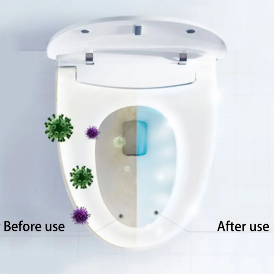 Automatischer wc-reiniger, wc-reiniger in rosenform, wc-Deodorant, wc-geruchsentferner, urinfleckenentferner