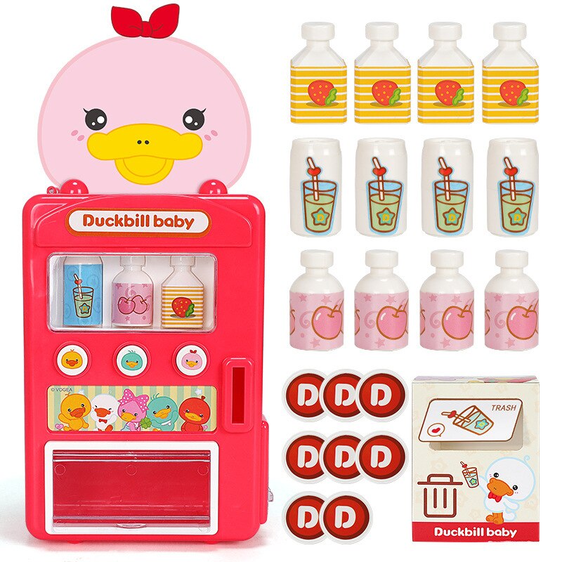 Speelgoed Vogelbekdier Automaat Kinderen Speelhuis Puzzel Muntautomaten Drankautomaat Jongen Meisjes Speelgoed