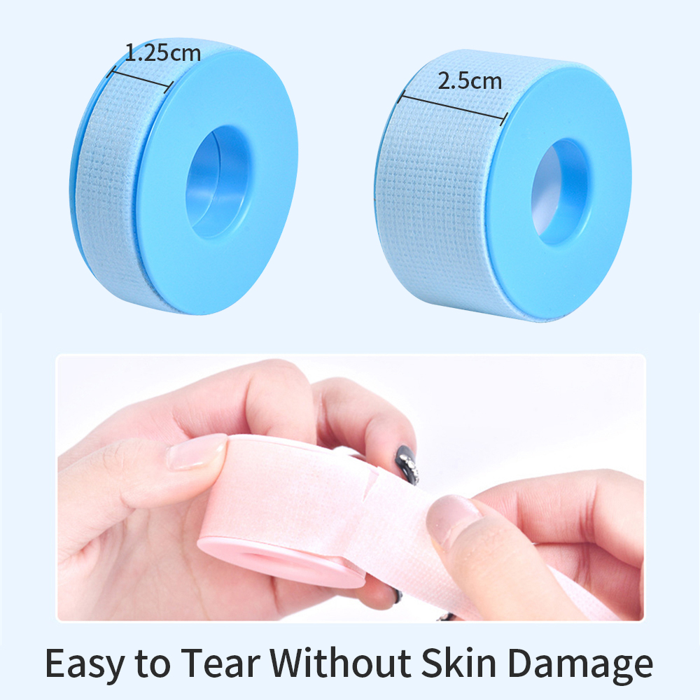 Mikroporenband für Wimpern, Wimpernverlängerungszubehör, Make-up-Werkzeuge, Wimpernbänder, Silikon für unter den Augen, atmungsaktives Wimpernband