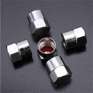1Pc Car Bike Tube Tyre Valve Dustproof Caps Chrome Metal Wheel Tire Valve Dust Caps