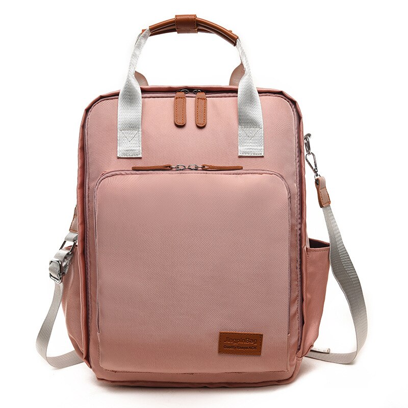 estilo de estilo coreano momia mochila multifuncional gran volumen Aiaper MOTHER'S Bag Portátil Bolsa de mamá de estilo manual: Pink