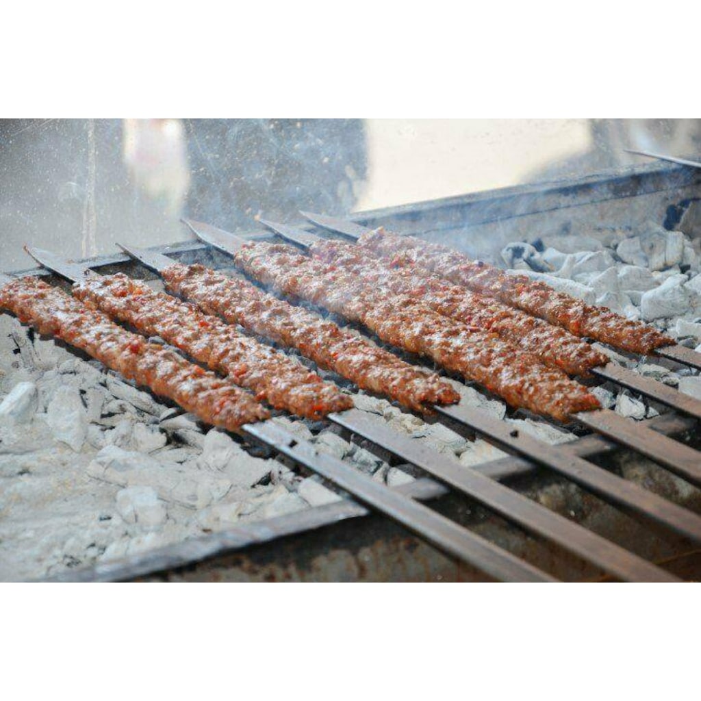 Adana Kebab Doner Vlees Gehakt Kip Gegalvaniseerd Spies 50 Cm Keuken Barbecue Grill Kebab Spies Pro Product Bbq Tool