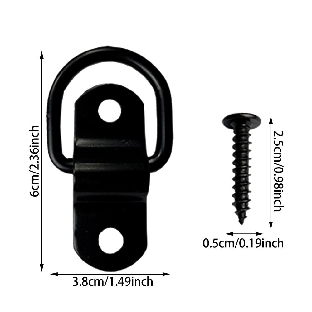 Auto Stamm Net Haken 4X Binden Aufhängbare Verschluss Mit Schrauben Auto Modifikation Haken Auto Stamm Haken Schraube Cargo Net Hardware Kit: Lila