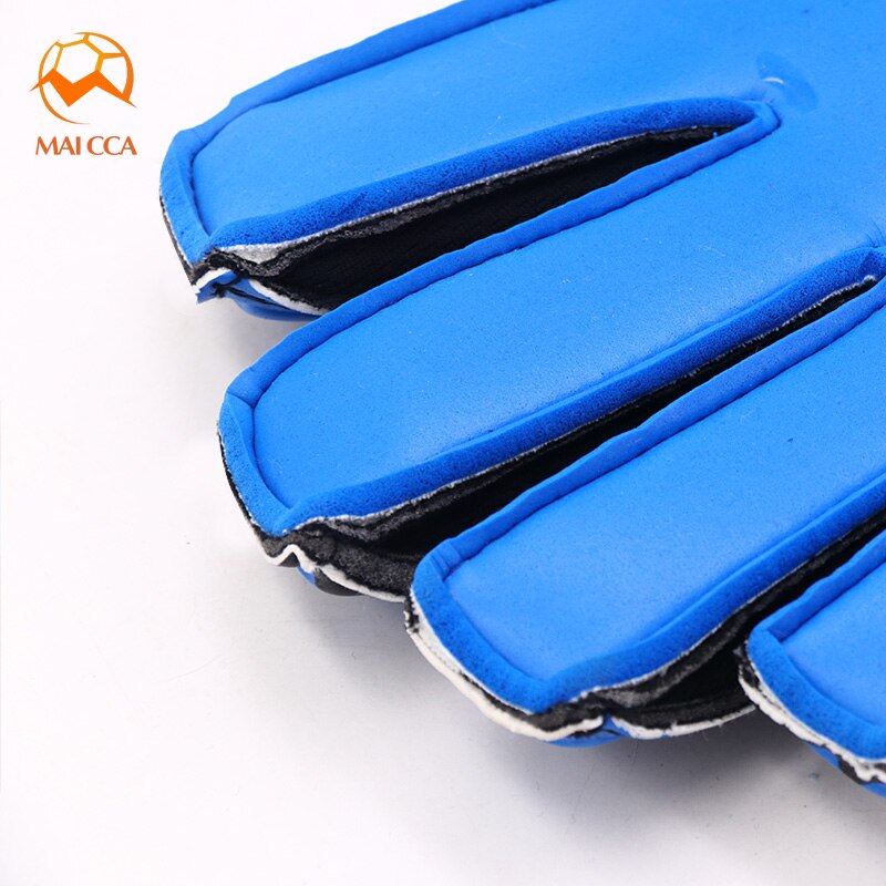 Goalkeeper Gloves with Fingersave Protection Rods Soccer Latex Football Goalie Gloves Dropshiping