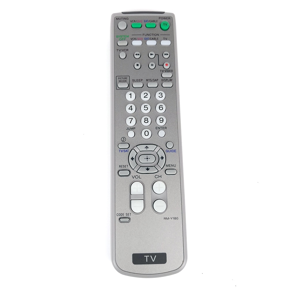 Originele Afstandsbediening Voor SONY RM-Y180 TV VCR DVD KV-20FV300 KV-27FA310 KV-32FS320 KV-29FS120