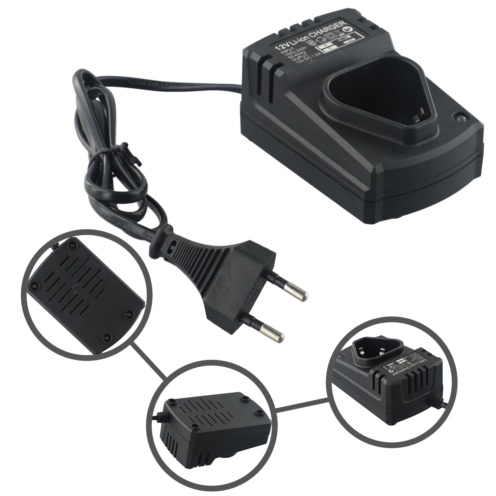12V Dc Us/Eu Batterij En Oplader Accuboormachine Set Elektrische Boormachine Home Verbetering Ingebouwde Accukoppel Instelling Klein