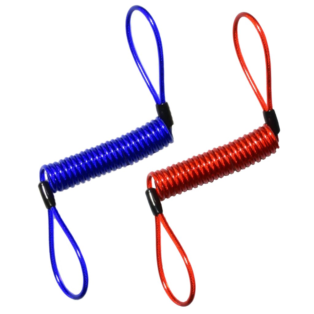 150cm Maximum Stretch Length Lock Reminder Cable - Disk Lock Accessories Scooter Motorcycle Dirt Bike, Street Bike