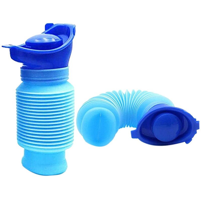 2 pacchetto Termoretraibile Orinatoio Maschile Femminile Portatile Di Emergenza mobile Wc, Vasino Pipì Bottiglia per il Campeggio Viaggi in automobile Marmellata di Traffico: Default Title