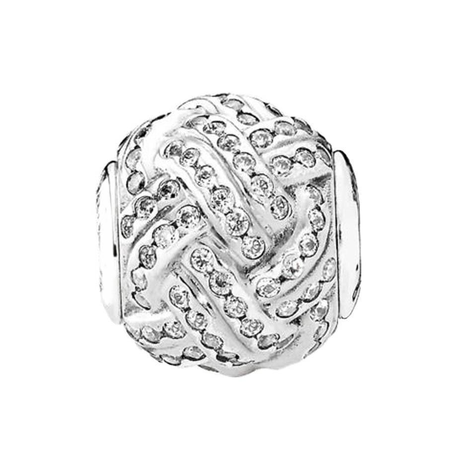 925 Sterling Silver Sensibilità Oro E Incisione Argento del Branello di Fascino Misura Pandora Essenza Braccialetto Gioielli Fai Da Te: 12
