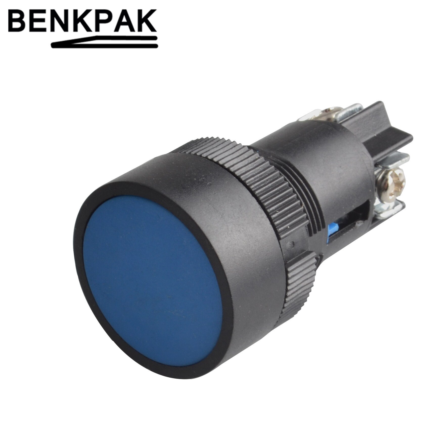 22mm momentary Push button switch 3pin: Blue