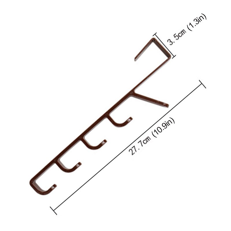 Hat Clothes Bag Hanger Hook Holder Cupboard Door Kitchen Cabinet Back Style Garbage Bags Storage Holder Rack Organizer Hanging