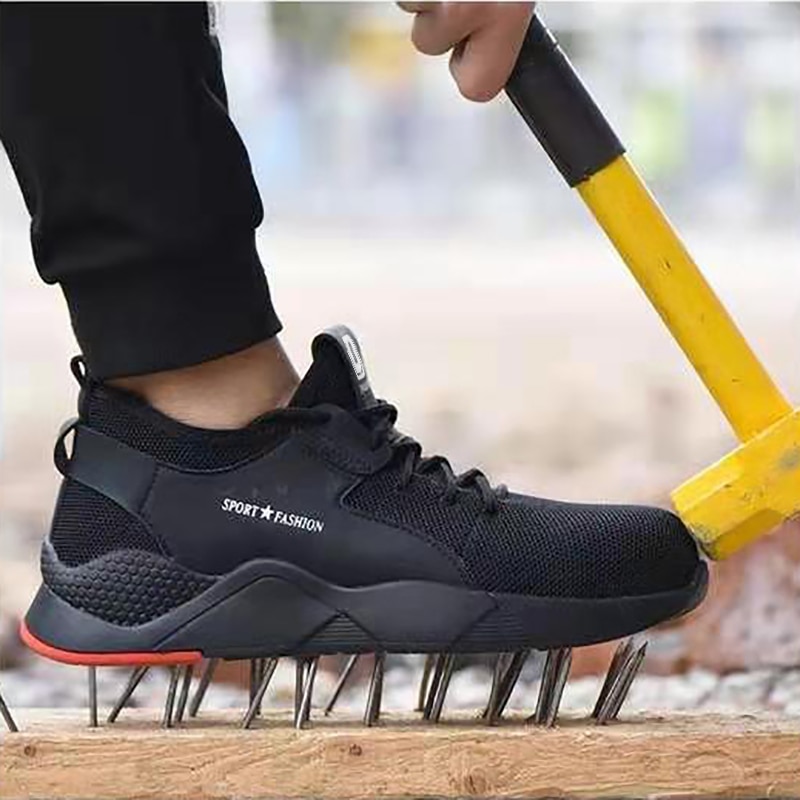 Safety Shoes Construction Men's Outdoor Steel Toe Cap Puncture Proof