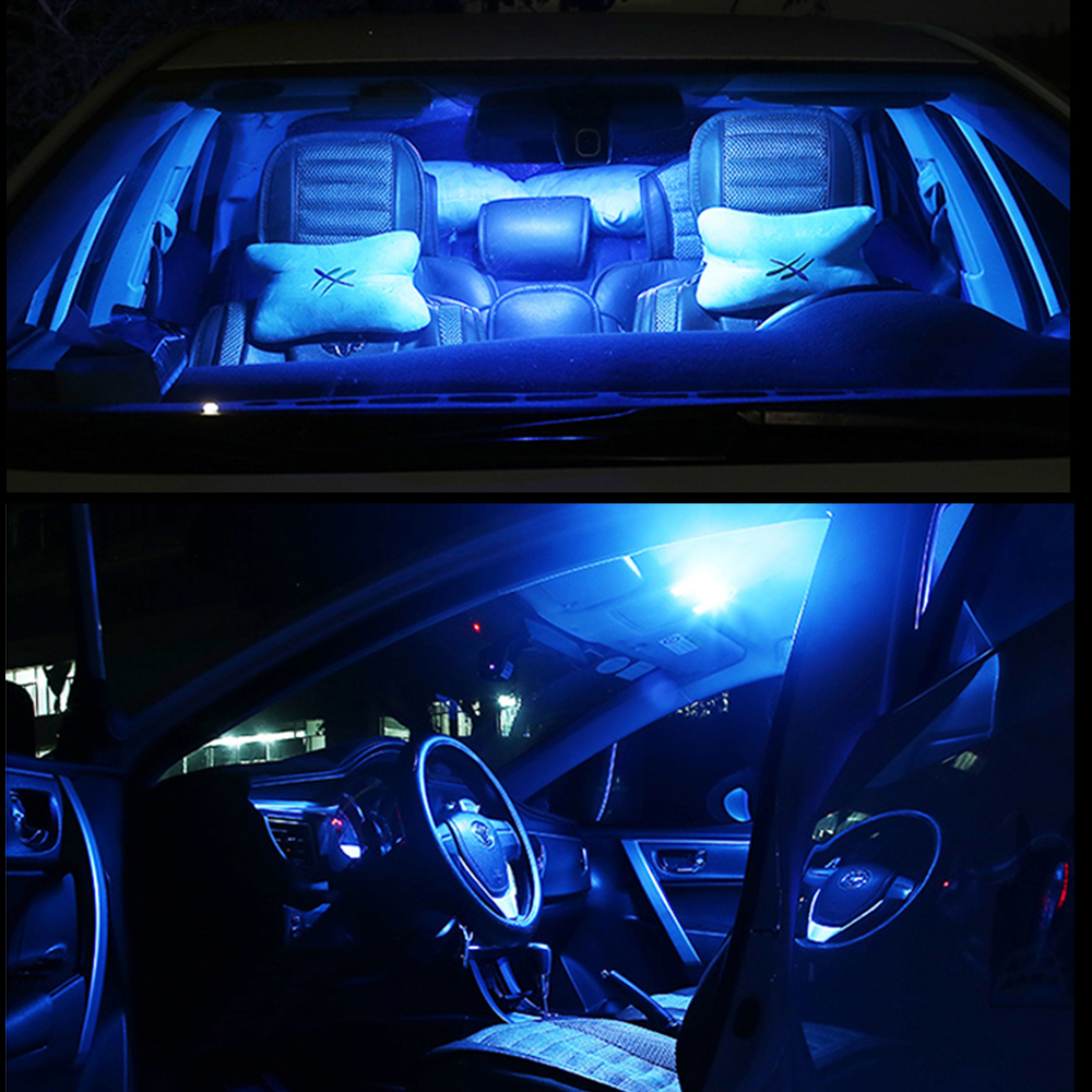 Para Volkswagen VW Passat B5 B6 B7 B8 B4 CC variante Tuning 1998 2006 2007 luz LED Interior de coche bombillas interiores Canbus
