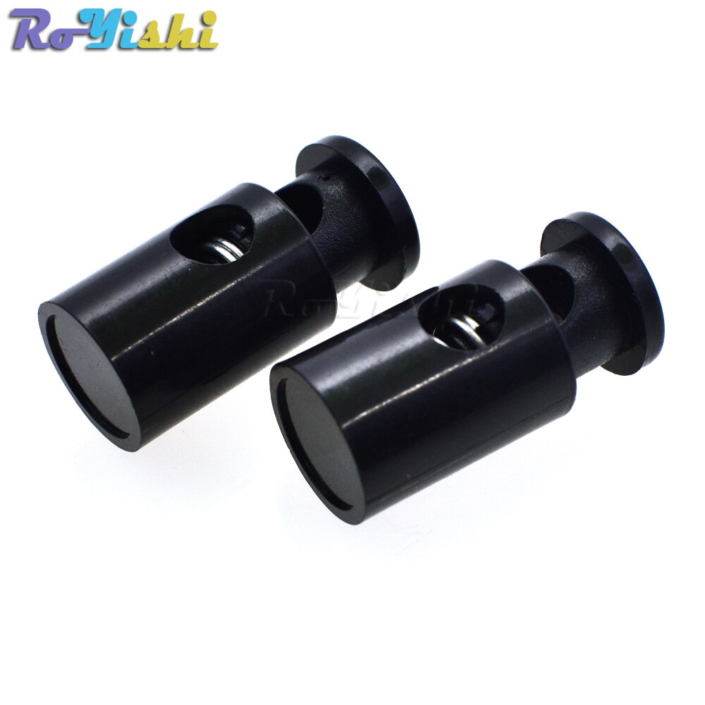 Plastic Cord Lock Stopper Cylinder Barrel Toggle Clip For Garment Accessories
