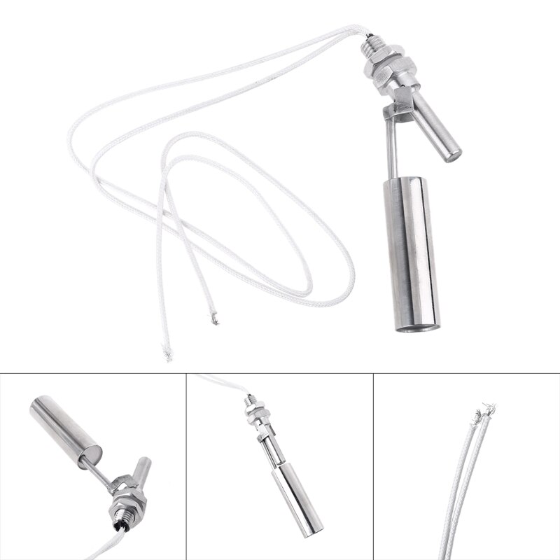 0-220V SUS304 Stainless Steel Water Float Switch Level Switch Level Sensor M10 Thread for Humidifiers Towers Kitchen 19QB