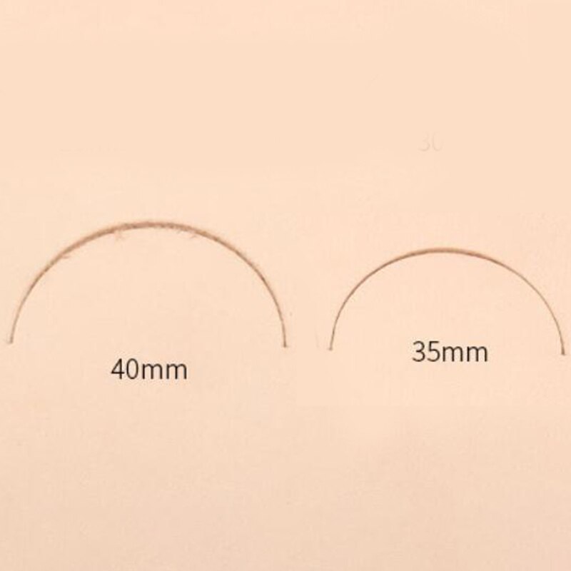 35mm cuir artisanat outil perforateur semi-circulaire perforateur cuir acier sac à dos en cuir bottes ceinture