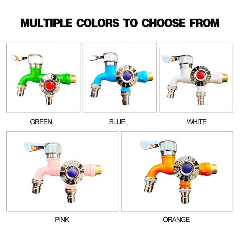 Keuken Badkamer Dual Control Kraan Dual-Gebruik Wastafelkranen Slang Splitter Een Op De Twee Besproeien Connector Distributeur