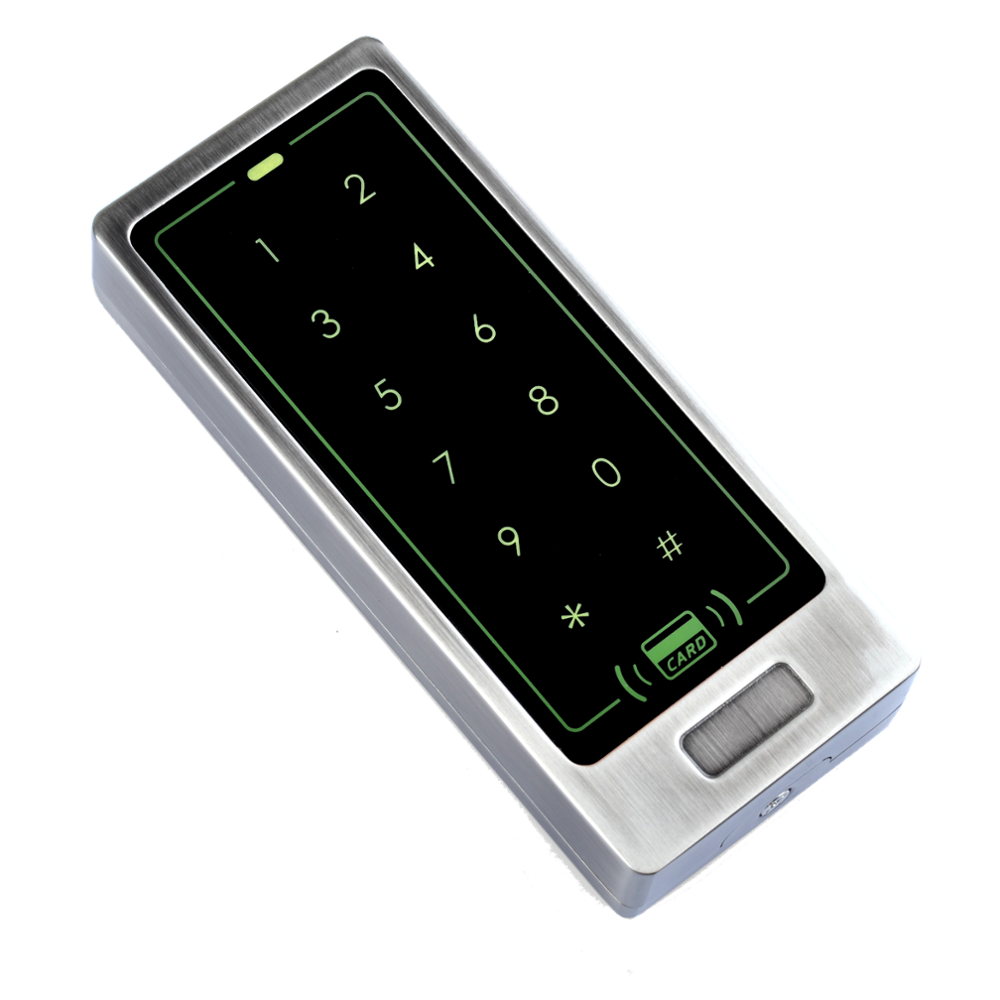 Outdoor Touch Keypad Rfid Card Standalone Access Control Reader With Metal Case Keypad Standalone Rfid Access Control