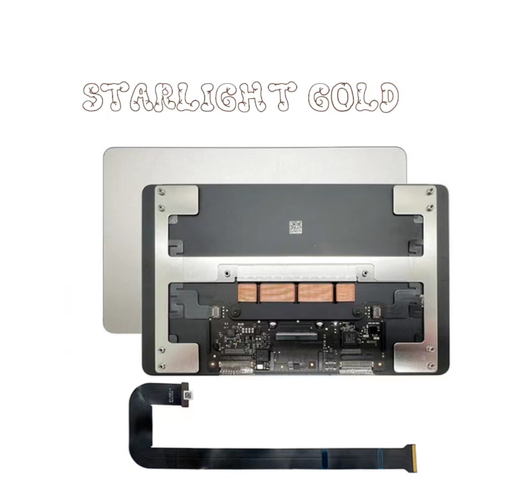 y Original para MacBook Air Retina 13,6 "M2 A2681 Force Trackpad Touchpad gris plata Starlight Midnight Color 2022 año: Rosa