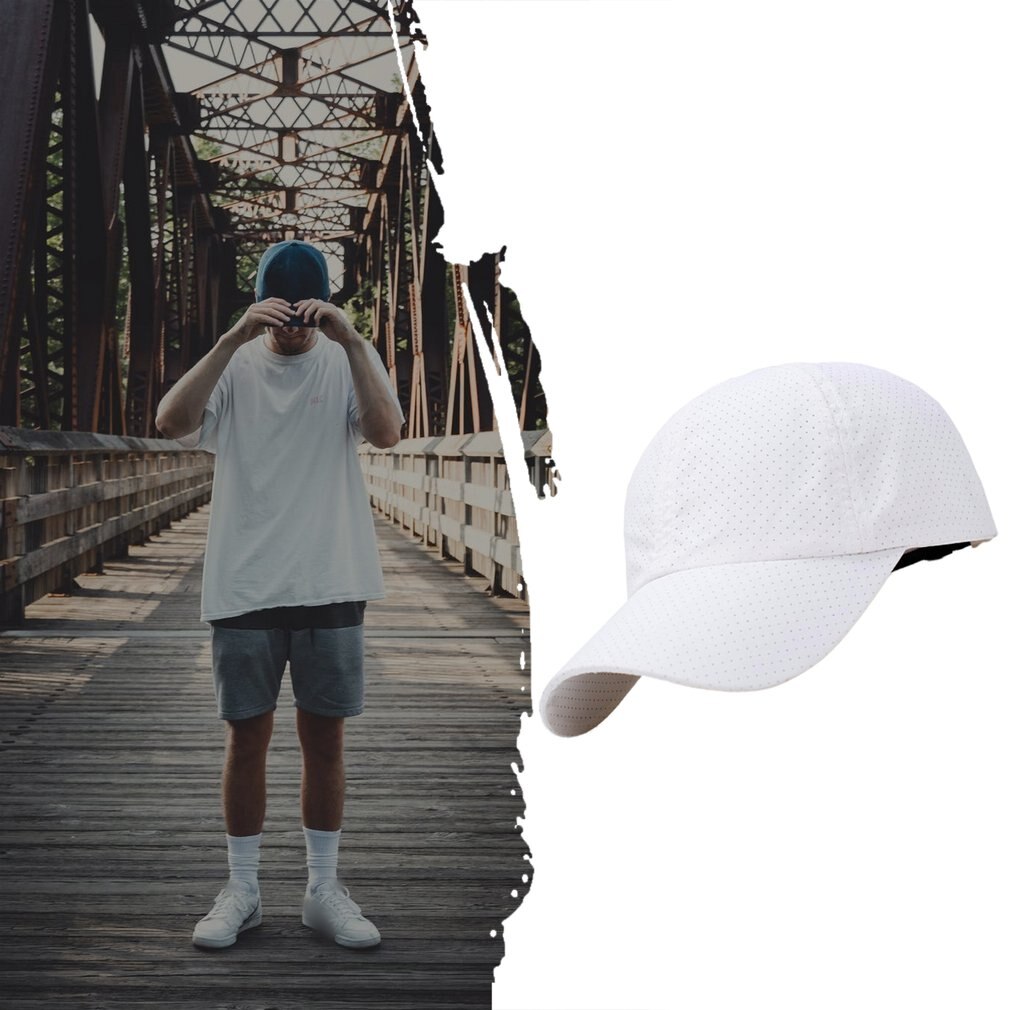 Jumaomao Hat Sun-resistant Baseball Cap Outdoor Sports Breathable Quick Dry Mesh Brim Hat Sun Hat Cap