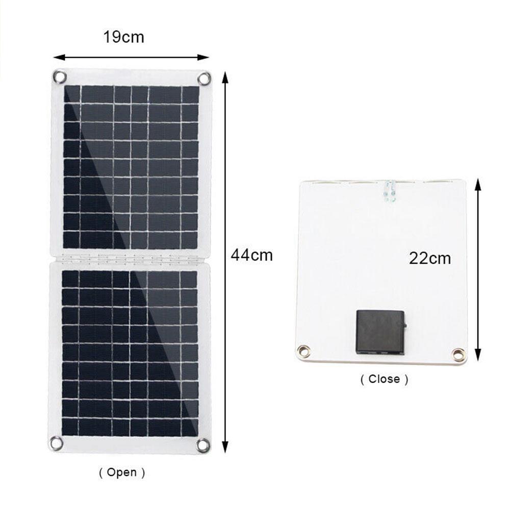 Solar Charging Equipment Usb Solar Charger 60W Foldable Camping Recreational Vehicle Polysilicon Mobile Power Battery Charger