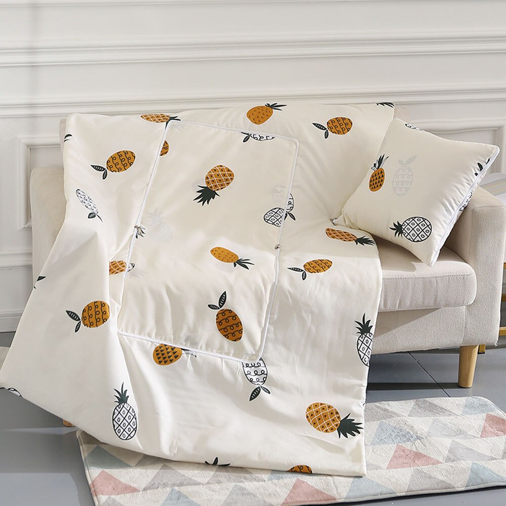 Kussen Quilt Tweeërlei Gebruik Kantoor Siësta Deken Sofa Auto Reizen Camping Kussen Airconditioning Zomer Quilt Multifunctionele