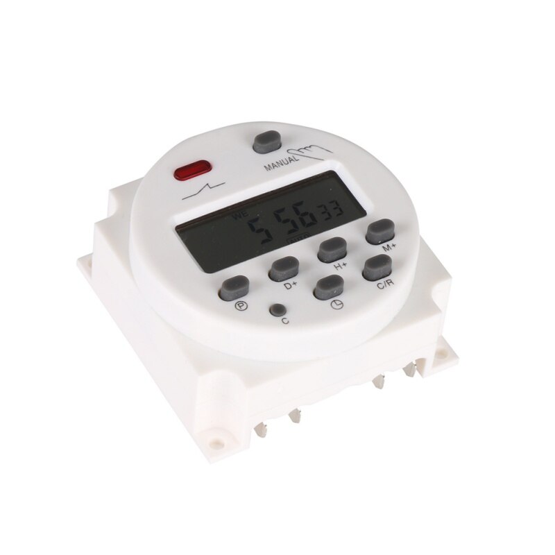 Mini Timers Digitale Programmeerbare LCD Power Timer Wekelijkse 7 Dagen Schakelaar Relais 8A-16A 10A DC 12 V/24 v/110 V/220 V