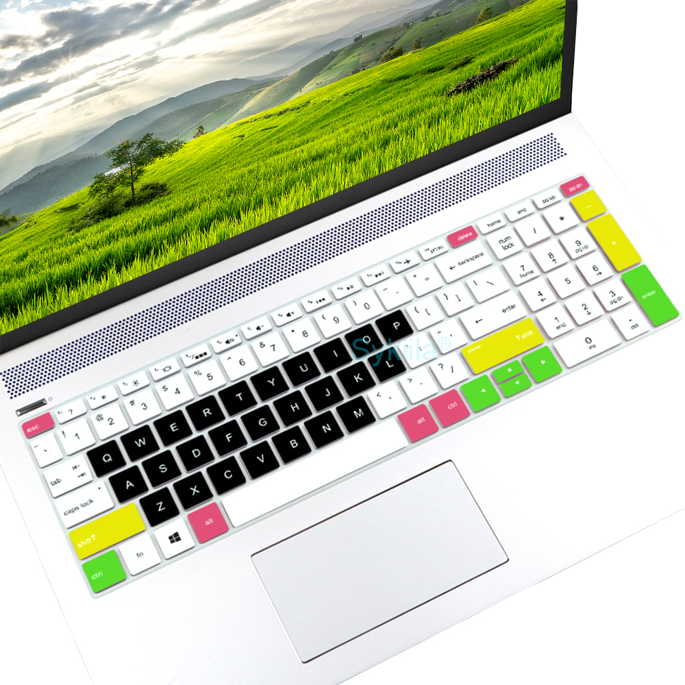 Funda de teclado para portátil HP 15 15t 15-fd 15-fc 15-ef 15-dw 15-dy 15g 15q 15s 15z, funda protectora de silicona esencial