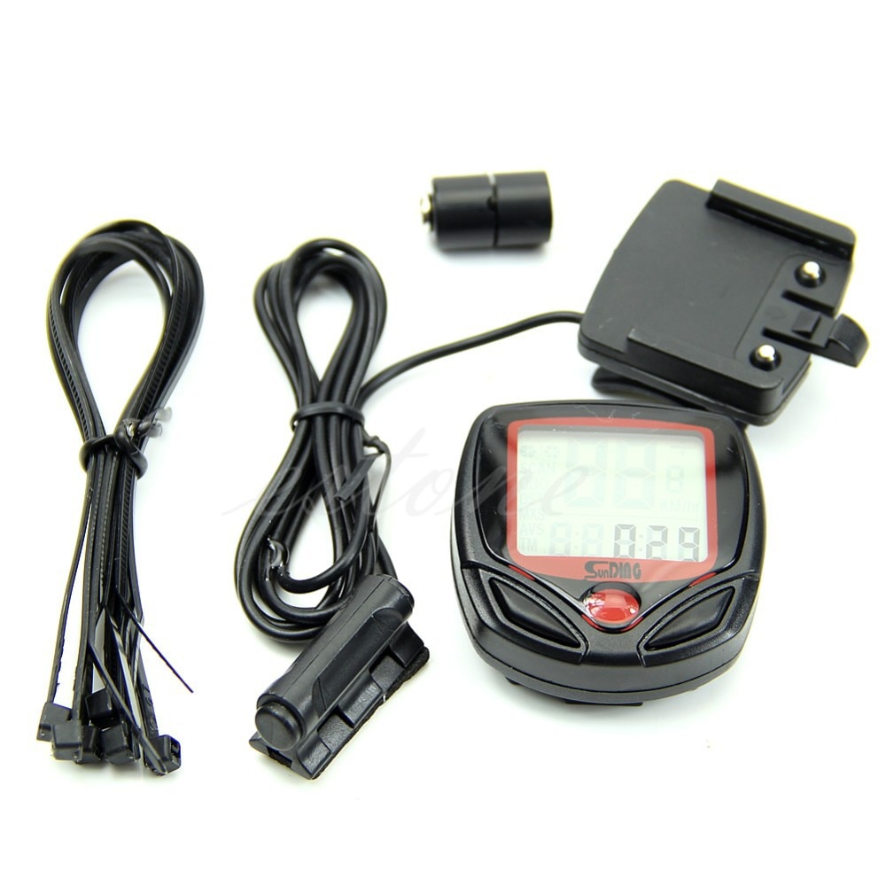 B39 Waterproof Digital LCD Computer Cycle Bicycle Bike Speedometer Odometer