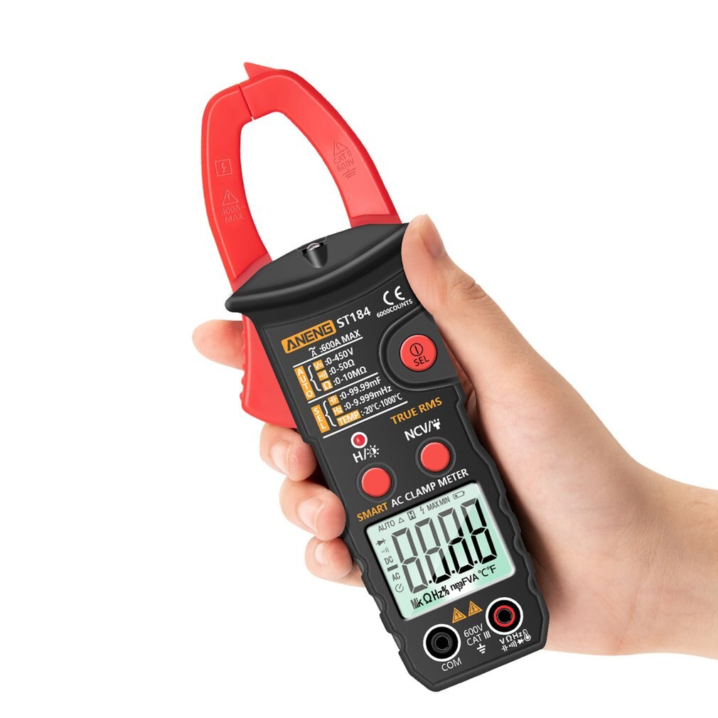 Smart Digital Clamp Meter ST184 Without Battery Digital Multimeter Clamp Meter Measuring Tester