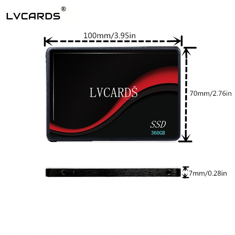 Disco Duro SSD SATA III LVCARDS de 2,5 pulgadas, 60GB, 120 GB, 240GB y 480 GB, disco duro HD HDD de 720GB y 1TB SSD, directamente de fábrica LV new4