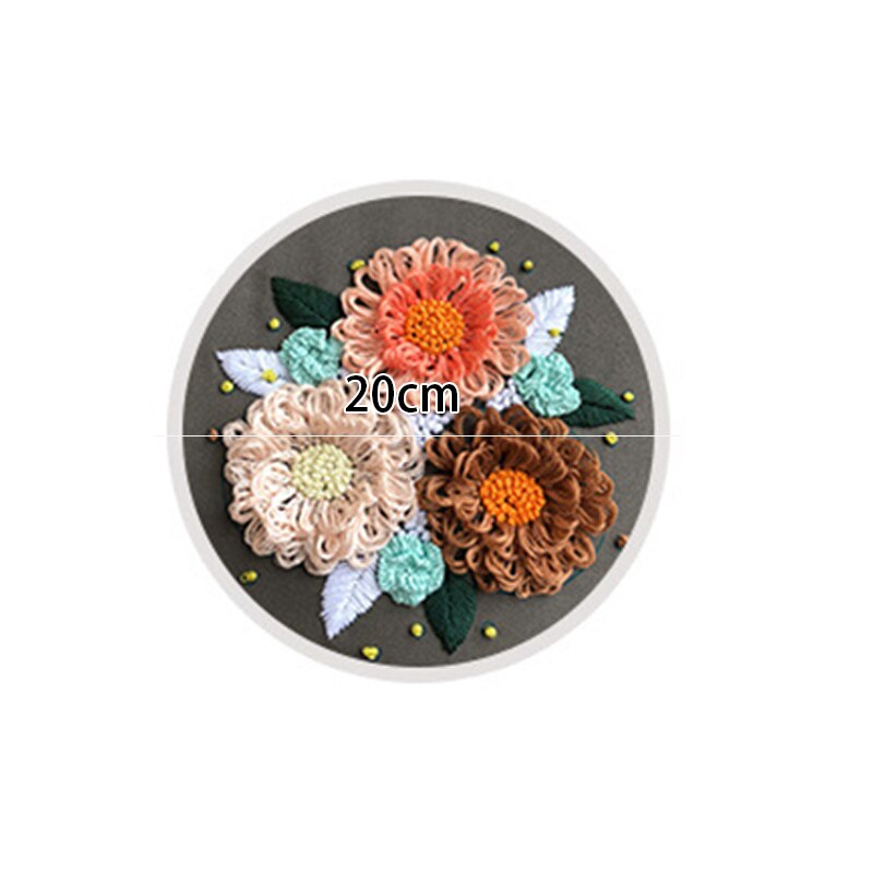 3D Embroidery Flower Materials Package Stereo Cross Stitch Kits Handcraft bordado Beginner Embroidery Kits DIY Supplies