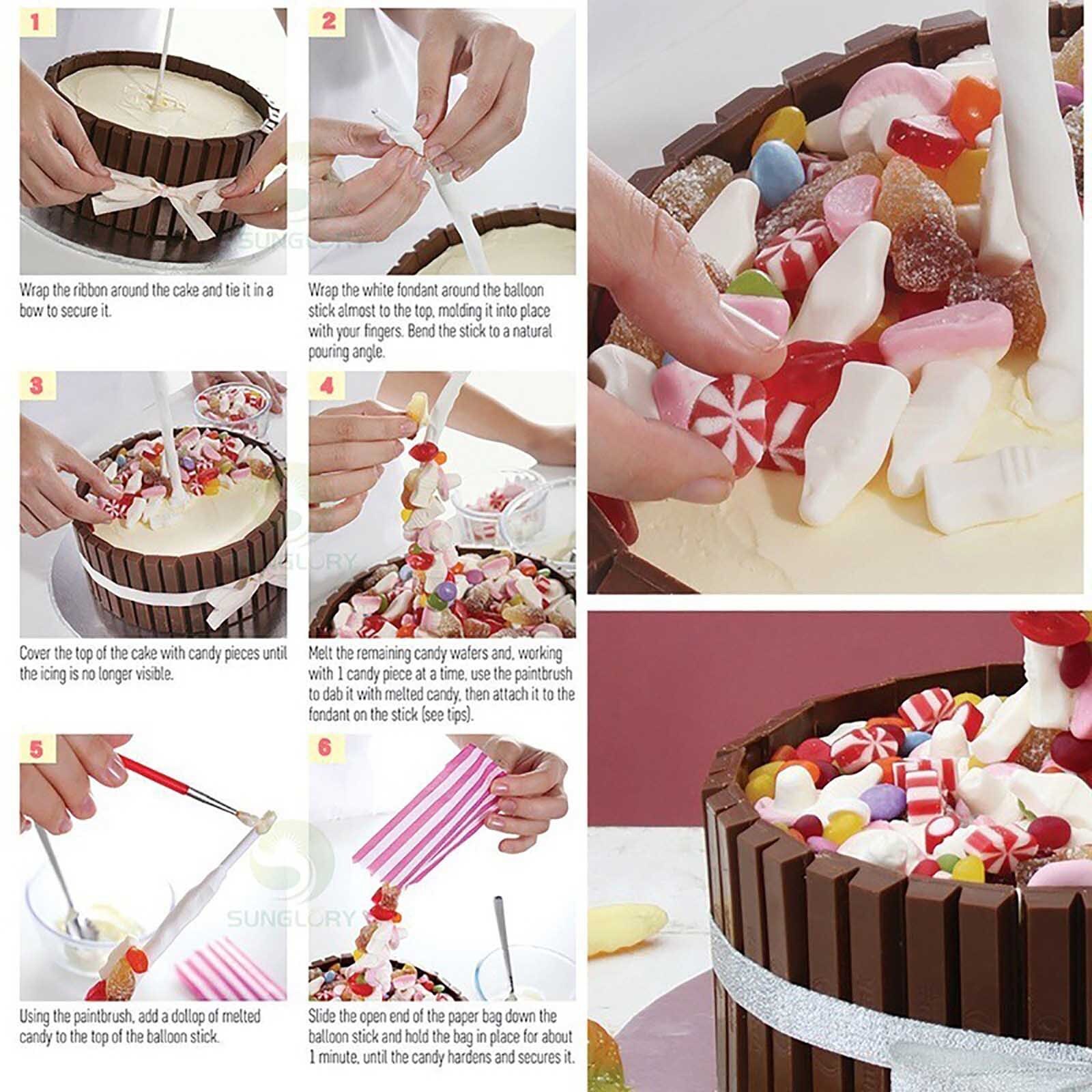 kitchen anti-gravity cake stand cake frame baking fondant cake decoration mold set cake support anti-gravity T10
