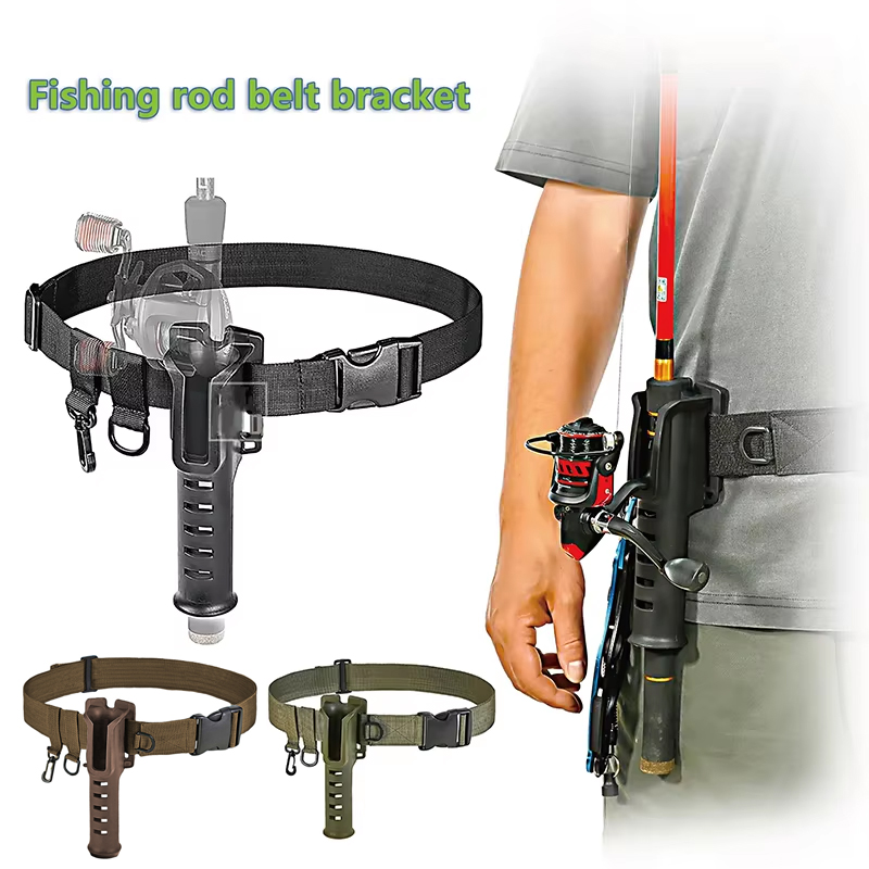 Vissen Waden Riem Hengel Houder Verstelbare Waadvogel Vissen Taille Riem Voor Spinning Casting Vliegvissen Vistuig Accessoires