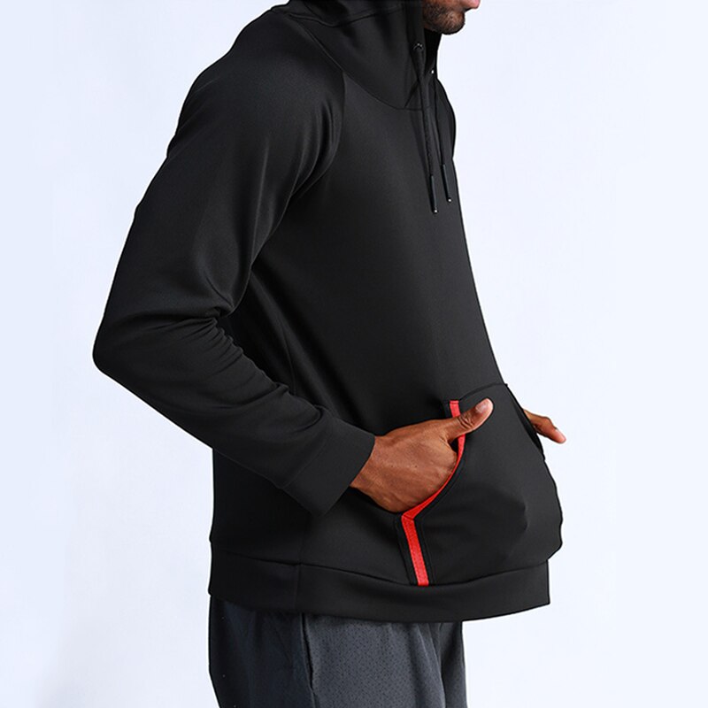 Men Hoodies Gym Sport Running Training Fitness bodybuilding Sweatshirt Outdoor Workout Sportswear Male Hooded Jacket Hoodies