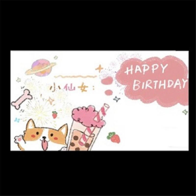 Happy Birthday Night Light Photo Projector Birthday Party For Kids Korean Wedding Projection Lamp Bedroom Decoration 2022: 021