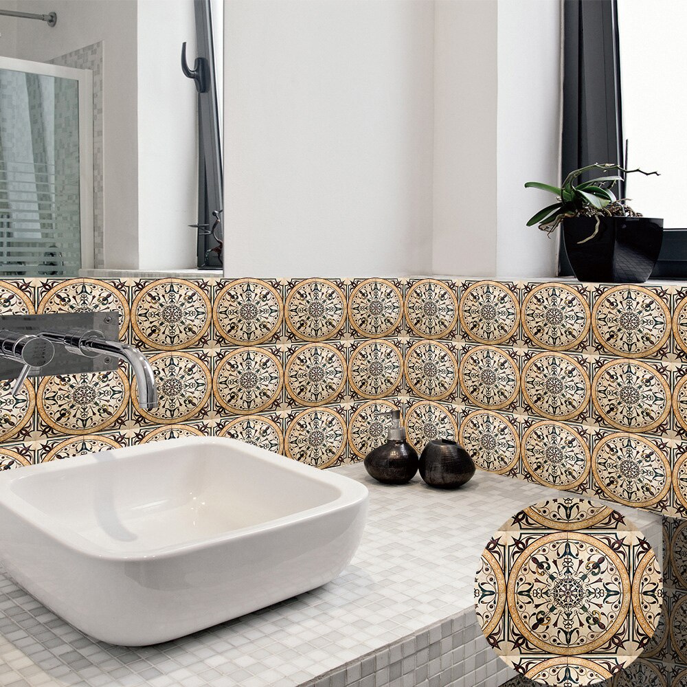 Autocollant mural auto-adhésif mat, papier peint de cuisine et salle de bains, sparadrap imperméables pour décoration de sol de salon et de chambre à coucher