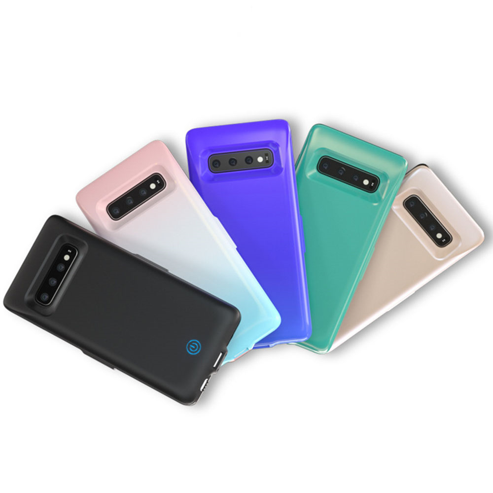 ZKFYS Slim Battery Charger Cases for Samsung Galaxy S10 Power Bank Case 7000mAh Extenal Charging Battery Cover Powerbank Case