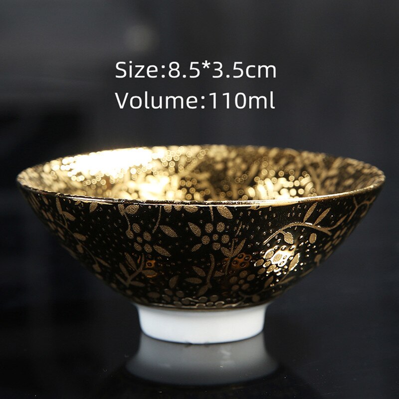 999 Silver Tea Cup Potery Pocelain Small Tea Bowl Japanese Master Cup Vintage Single Tea Cup: S