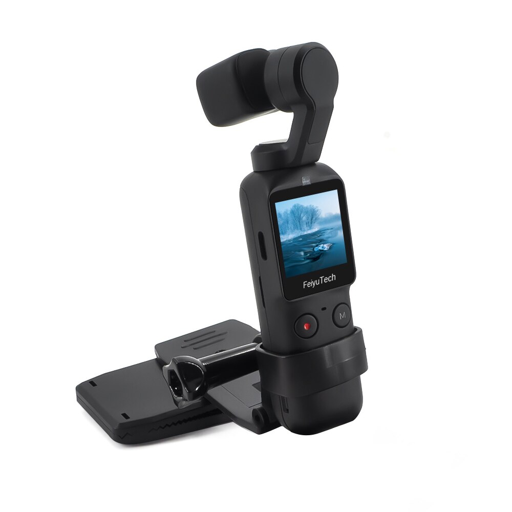 Rugzak Clip Handheld Stand Expansie Beugel Mount Adapter Voor Feiyu Pocket Gimbal Camera Zwart