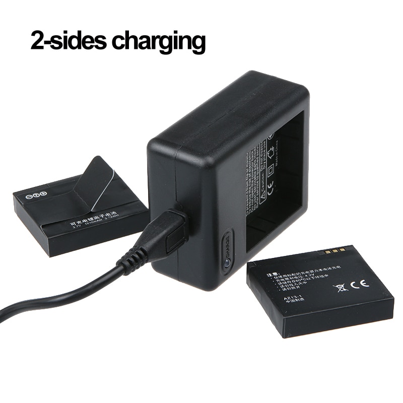 1010mAh AZ13-1Battery For Xiaomi Yi Action Camera Battery Rechargeable Replacement Bateria