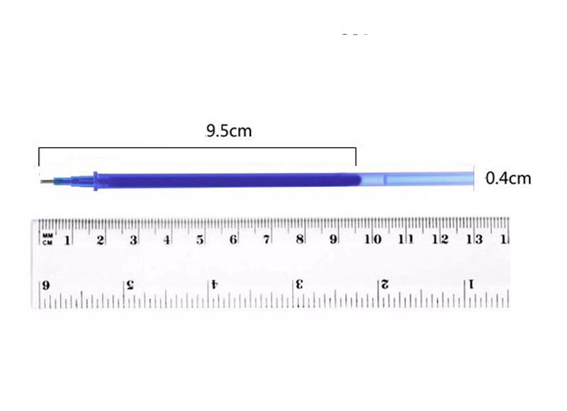 20 Pcs/Set Erasable Pen Refill gel pen 0.5mm Rod Magic Blue Black Ink Erasable Pen School Stationery Writing Tool