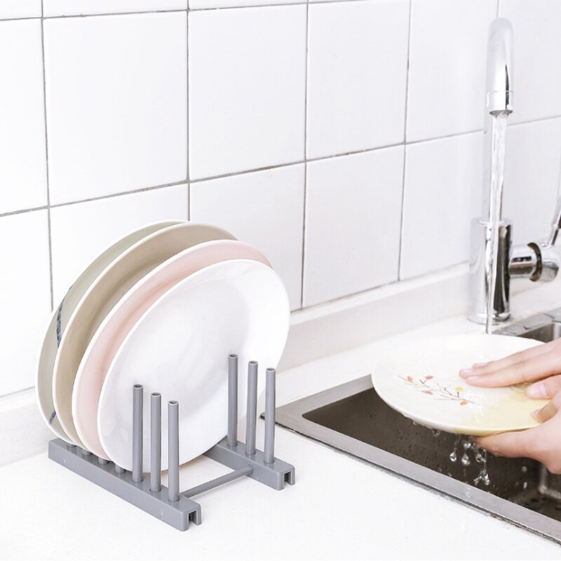 Kitchen Organizer Pot Lid Rack Dish Rrain Rack Spoon Holder Shelf Cutting Board Rack Pan Cover Stand Kitchen Accessories