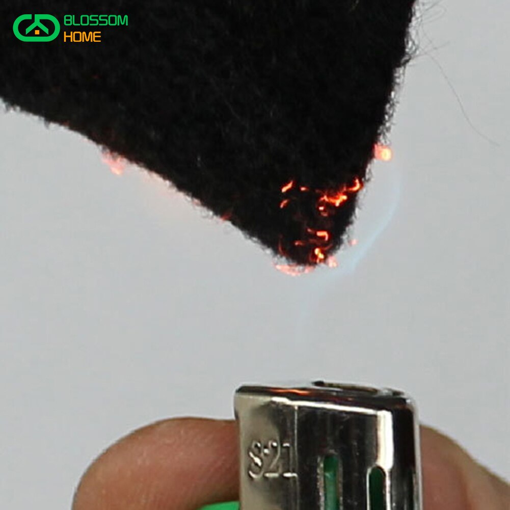 100X100Cm Carbon Fiber Isolatie Deken Hoge Temperatuur Isolatie Fire Deken Aluminiumfolie Zwarte Katoenen Brandwerende Deken