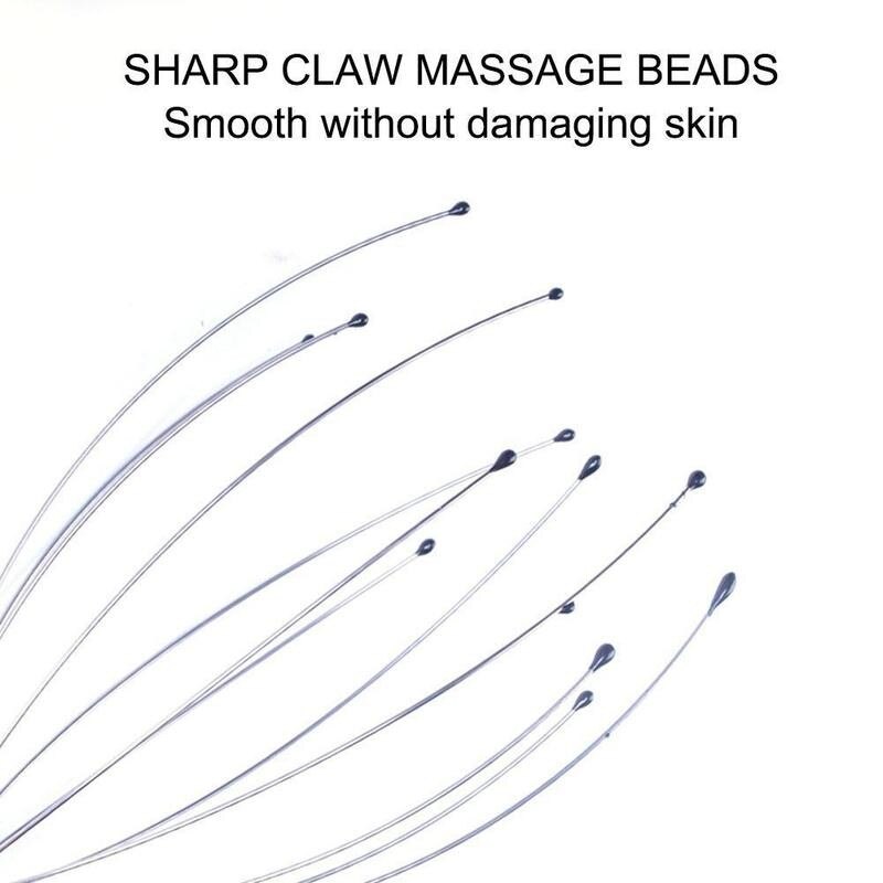 Hoofdmassage Klauw Elektrische Vibrerende Oplaadbare Octopus Vorm 8-Claw Massager Gezondheidszorg Ontspanning Vermoeidheid Stress Tool