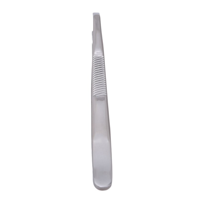 1pc øjenbrynspincet i rustfrit stål med skrå spids øjne pincetclips til ansigtshårfjerning makeup-værktøj knibe en epiler