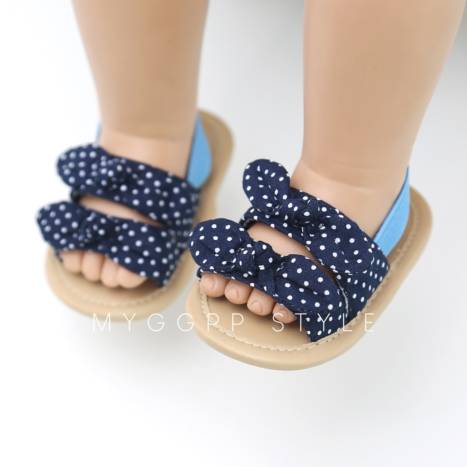 neue Baby Mädchen Sandalen Weichen Säuglings Erste Wanderer Schuhe Polka Dot Bowknot Plaid Gestreiften Prinzessin Schuhe