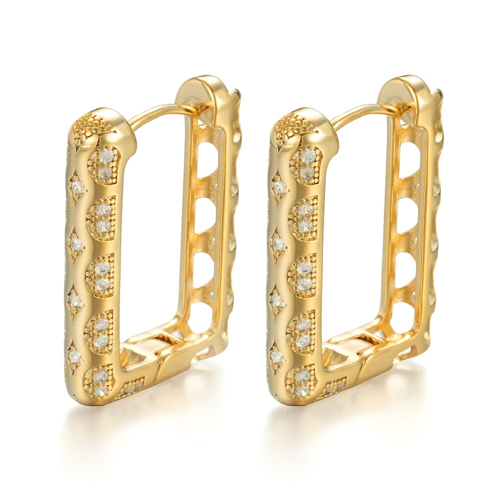 1 paar Nieuwe Mode Lucky 8 Infinity Clip op Oorbellen Oorbellen voor Vrouwen Meisjes Goud Kleur Sieraden Beste Geschenken kopen vanaf een prijs van 2.19